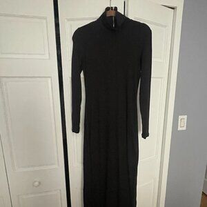 BUMPSUIT maternity long sleeve maxi turtleneck dress (Medium)